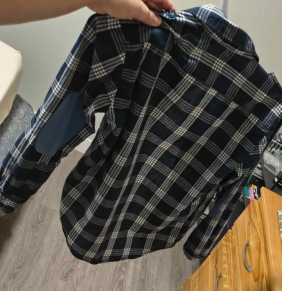 Plaid Unisex Longsleeve Shirt - photo 2