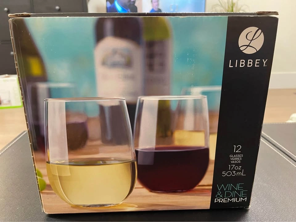 Libbey Wine & Dine Premium 17oz Stemless Wine Glasses - photo 3