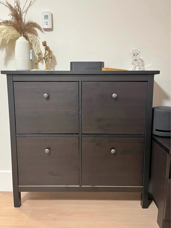 IKEA Hemnes Shoe Cabinet with 4 Compartments