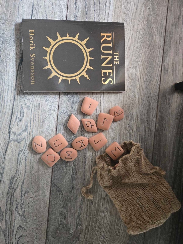 Runes and book