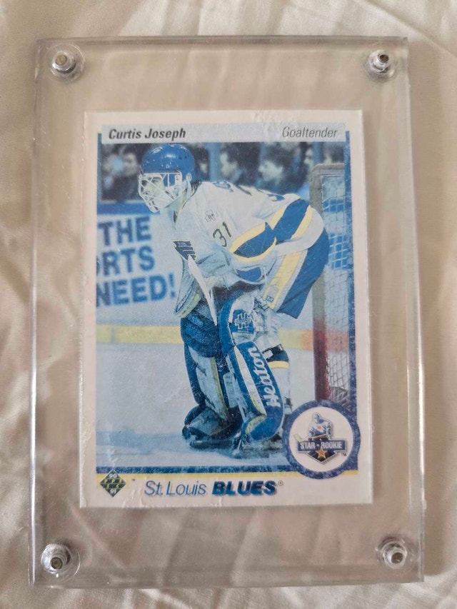 Curtis Joseph St. Louis Blues Rookie Card