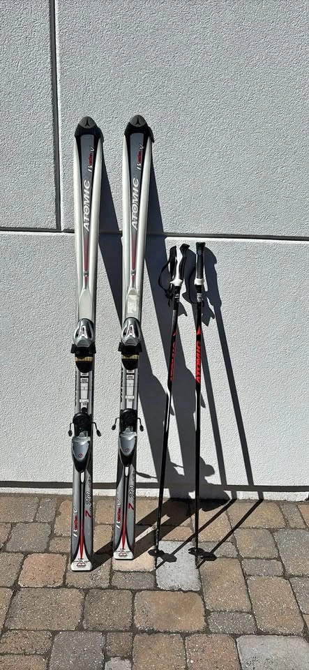 Atomic Skis, Poles, and Bag