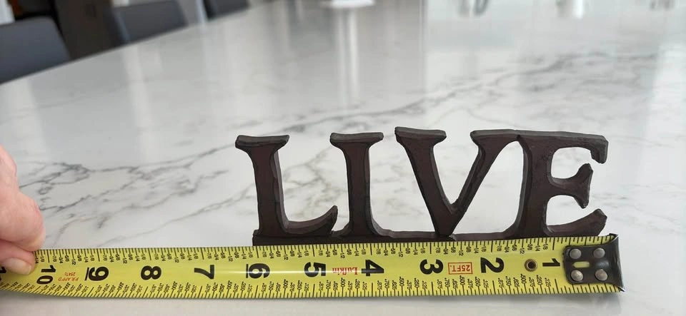 Brown “LIVE” sign. 6” - photo 2