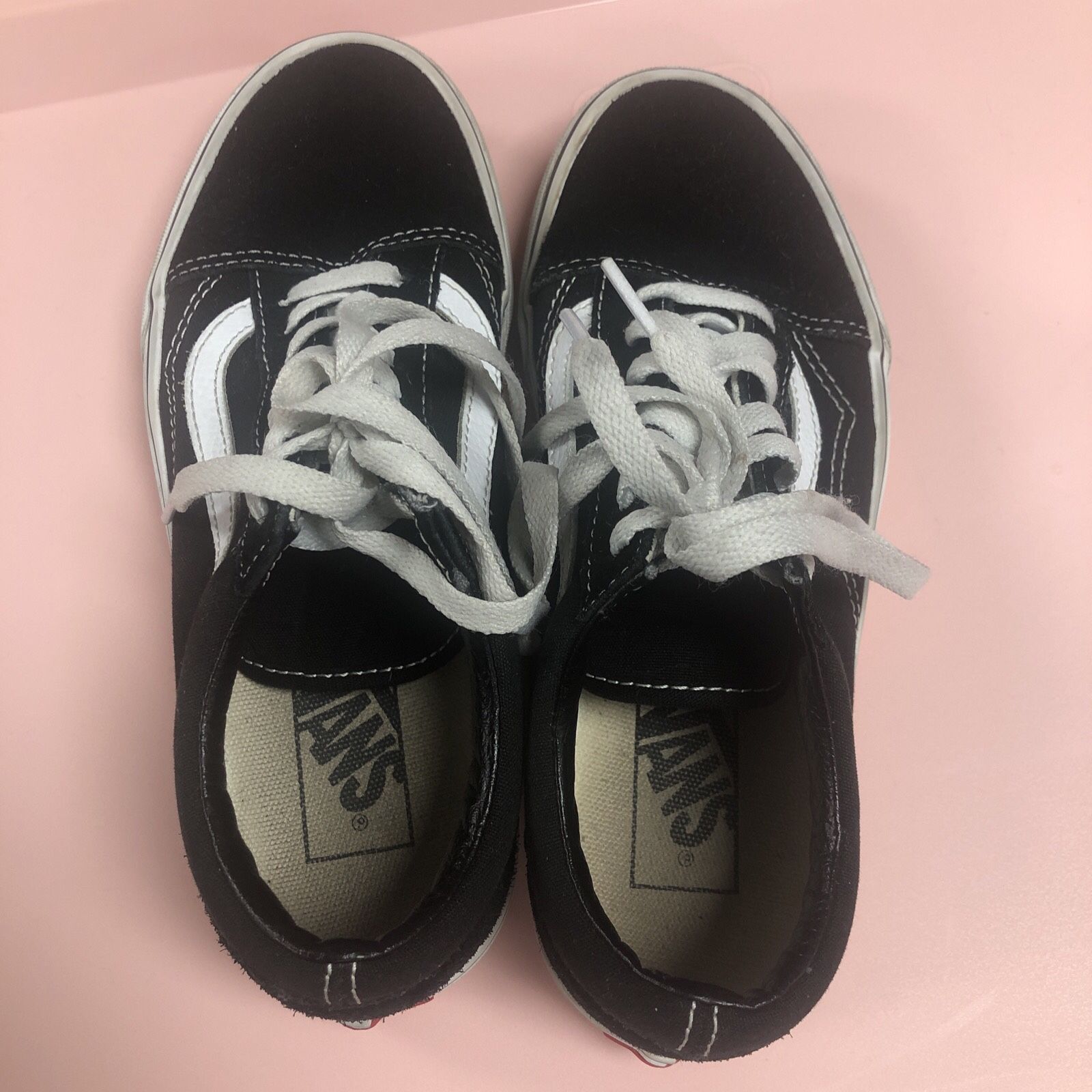 Vans Black And White Sneakers