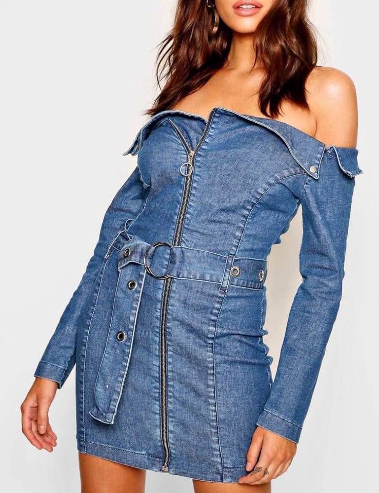 Women's Denim Dress BooHoo