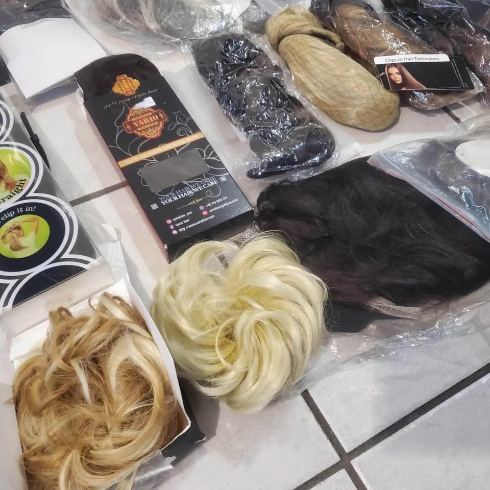 NEW 20pc lot of wigs and hair extensions $100 takes all - photo 4