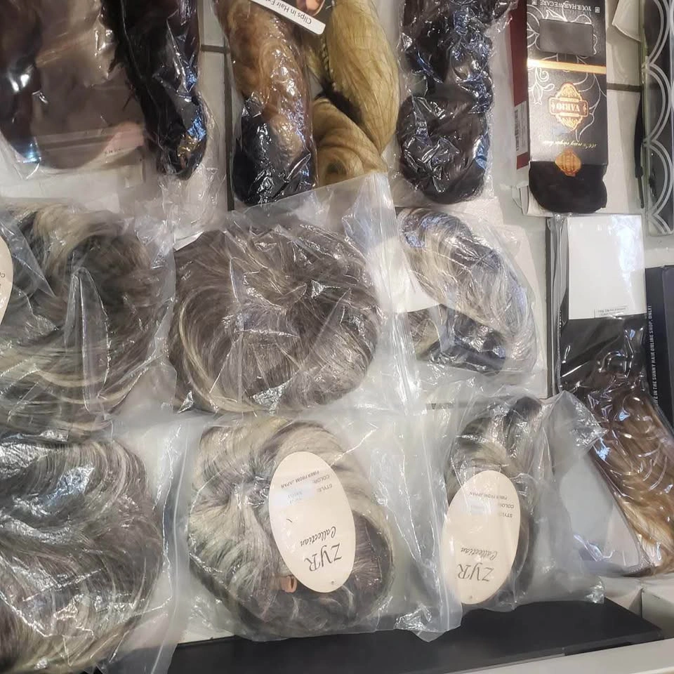 NEW 20pc lot of wigs and hair extensions $100 takes all - photo 5