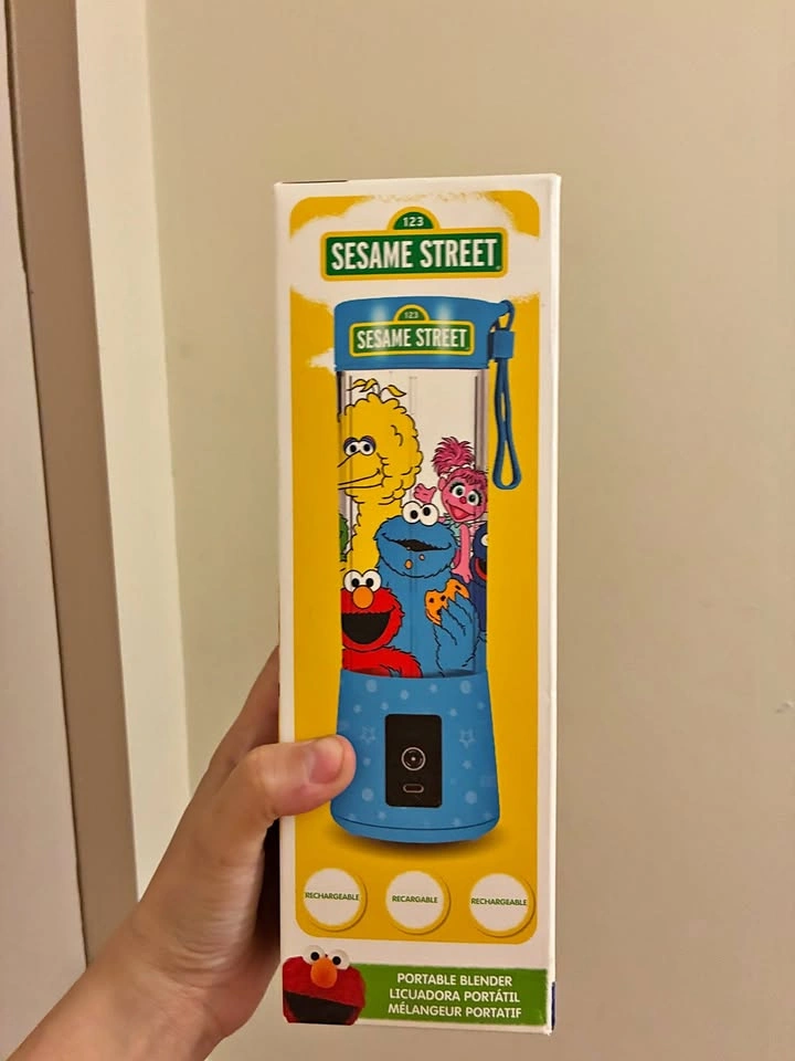 NIB Sesame Street Portable Blender OBO