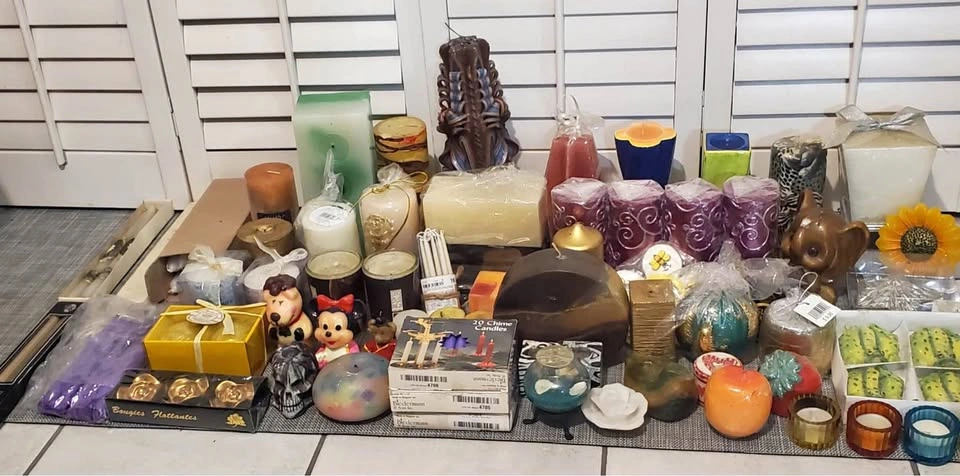 Huge Candle Lot