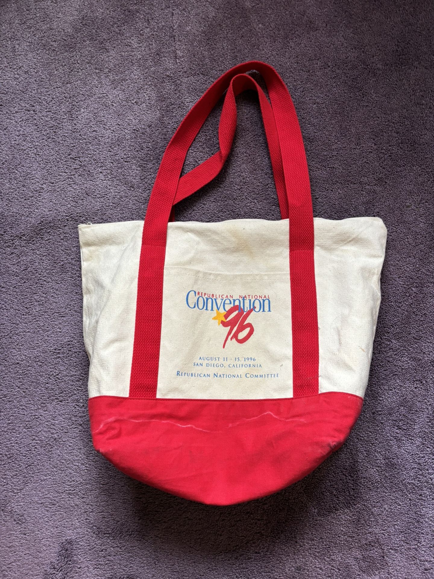 1996 Republican Convention Canvas Tote - photo 3