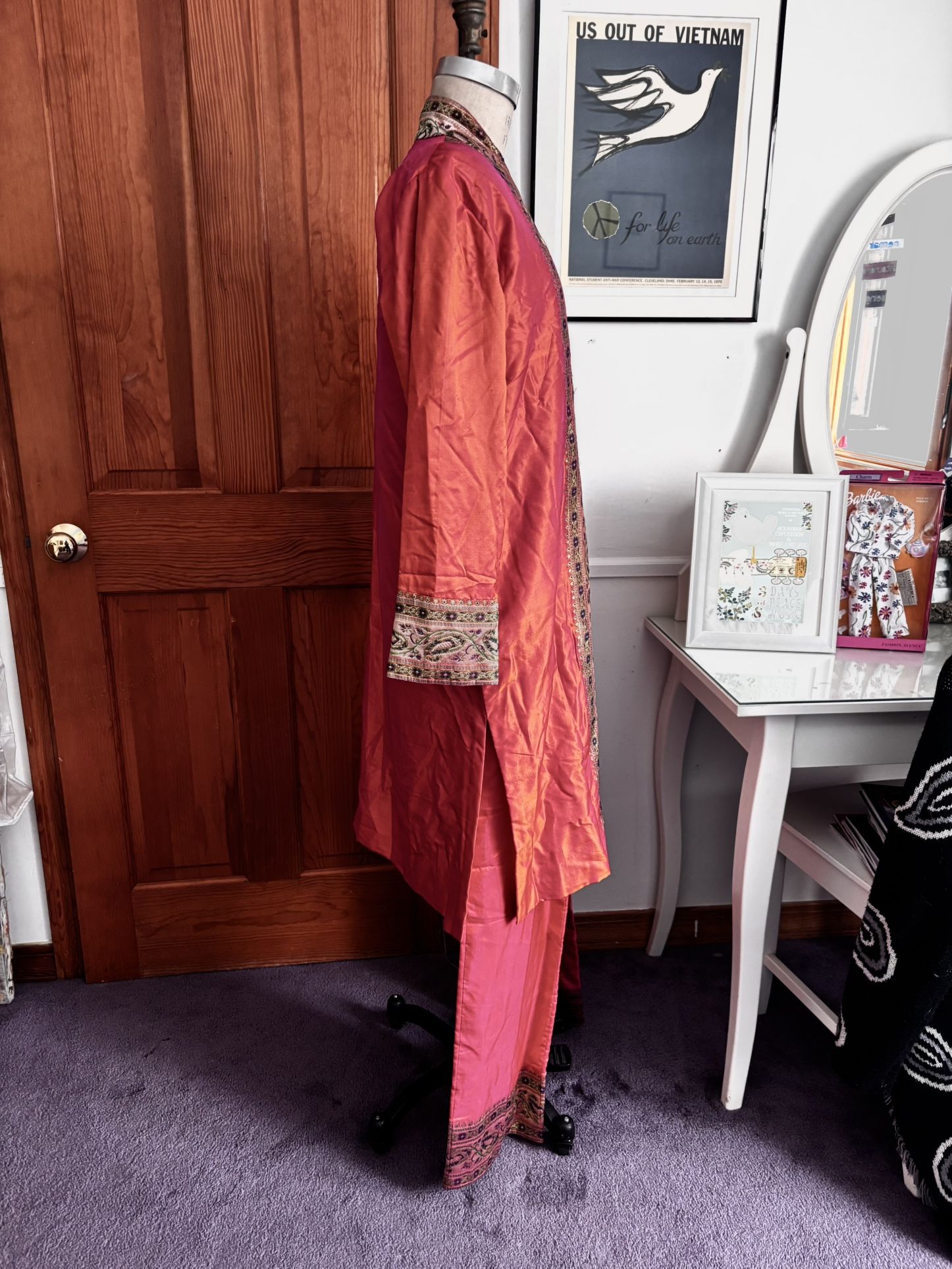 Vintage 3-Piece Silk Set - 90s Loungewear - photo 2