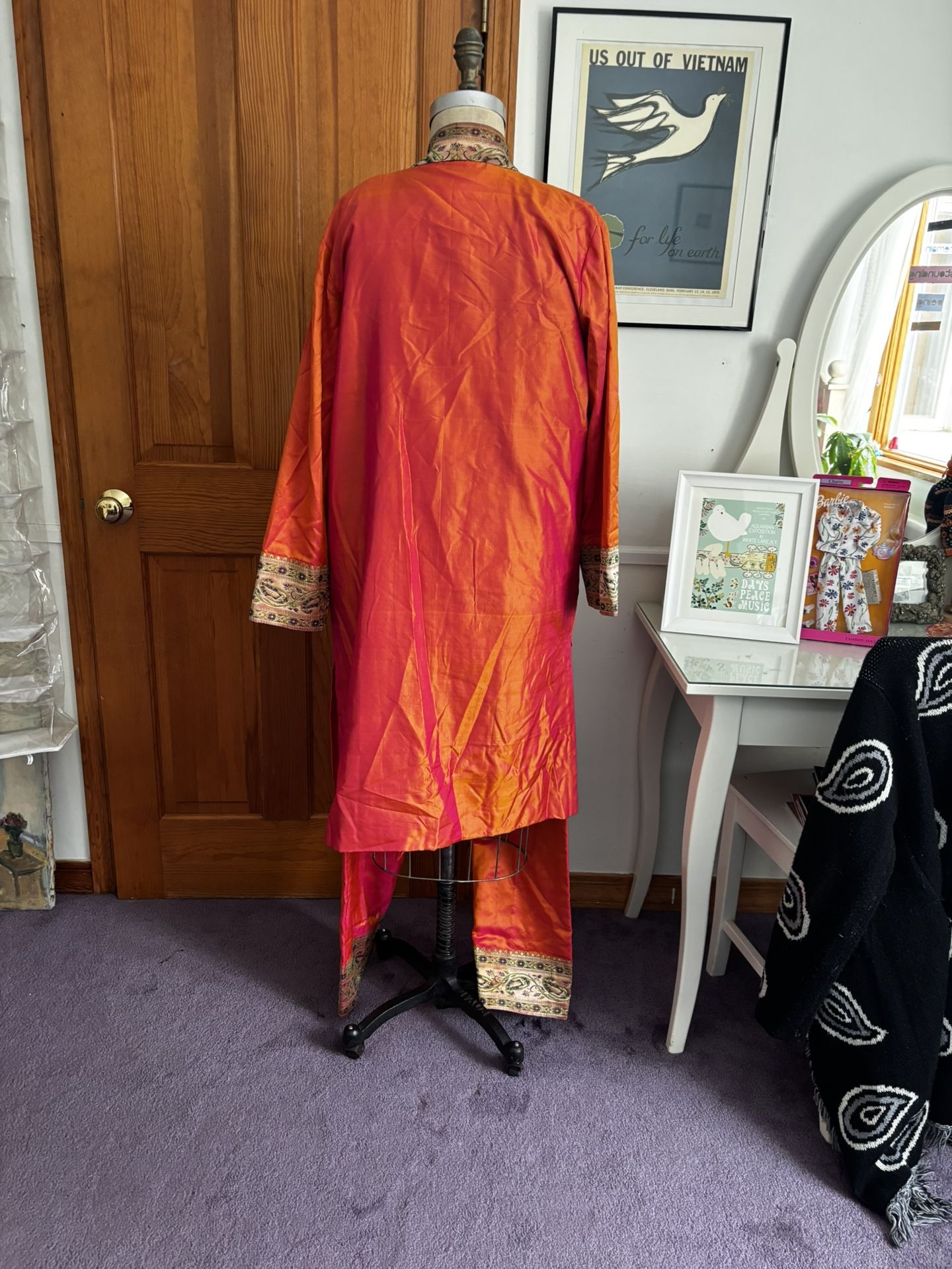 Vintage 3-Piece Silk Set - 90s Loungewear - photo 3