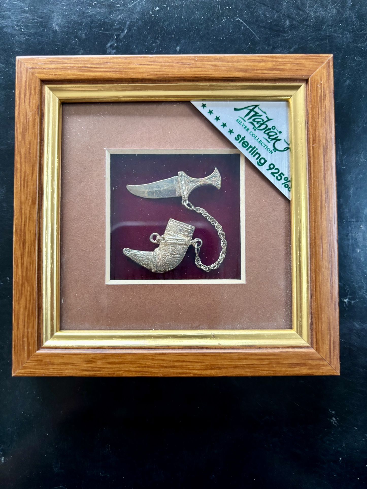 Arabian Silver Collection Sterling Framed Knife