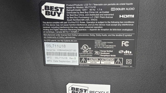Toshiba 55 inch TV and Free Roku Express - photo 5