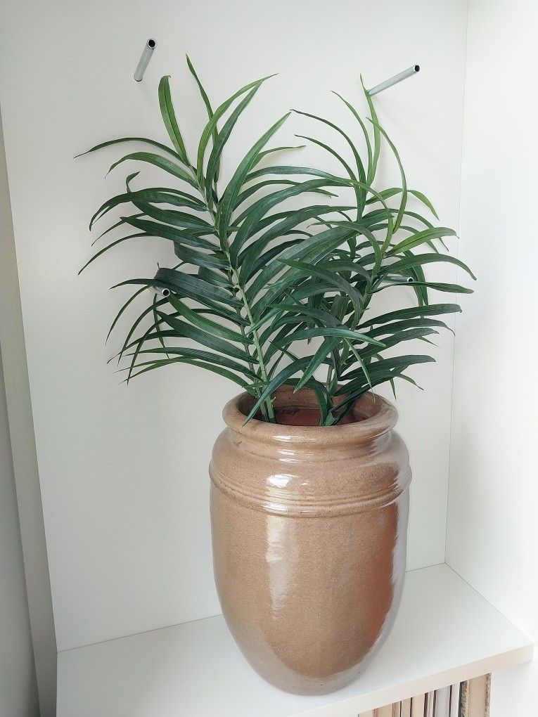 Planter Vase w/ Artificial CB2 Plants $40 Old Town