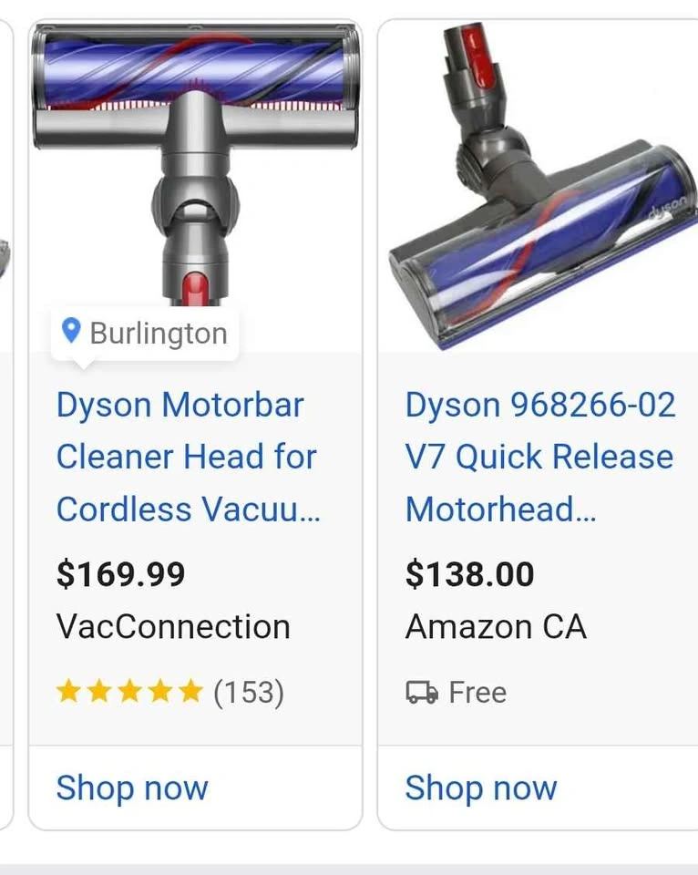 Dyson Motorbar Vacuum Headbrush GENUINE V7 V8 V10 V11 V15 - photo 2