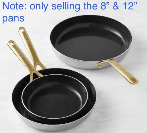 GreenPan GP5 Stainless Steel 2-Piece Fry Pan Set (8" & 12") - photo 4