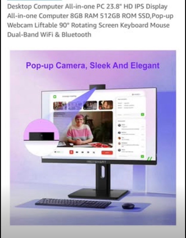 All-in-One Desktop PC - 23.8" HD IPS Display - photo 3