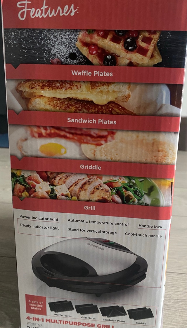Black Decker 4-in-1 Multipurpose Grill - photo 2