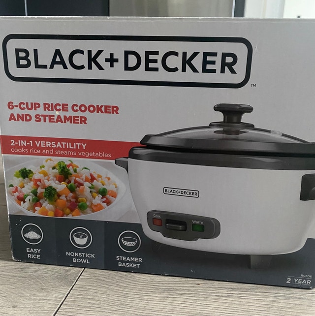 Black Decker 6-Cup Rice Cooker