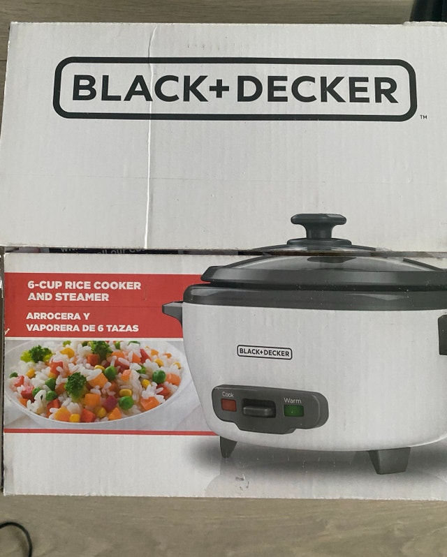 Black Decker 6-Cup Rice Cooker - photo 2