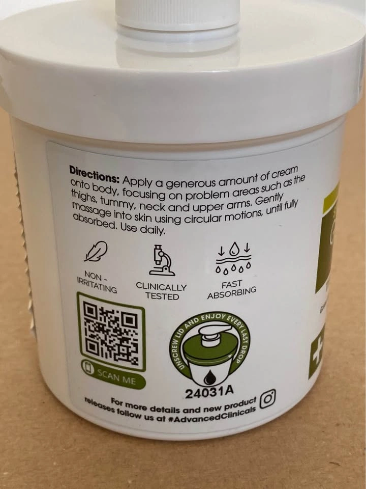 Advanced Clinicals Green Coffee Bean Oil Thermo-Firming Cream - photo 3