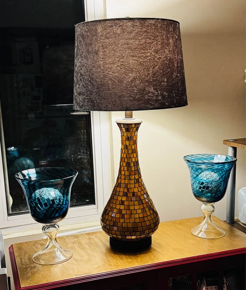 Elegant Mosaic Table Lamp - photo 4