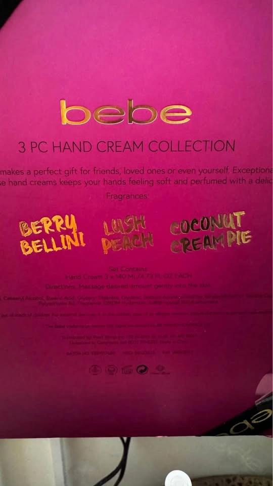 Bebe 3 PC Hand Cream Collection - photo 2