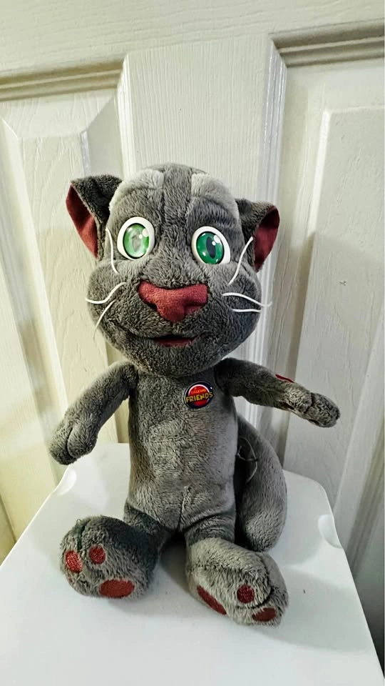 Gray Talking Friends Cat Plush Toy