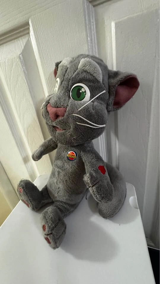 Gray Talking Friends Cat Plush Toy - photo 2