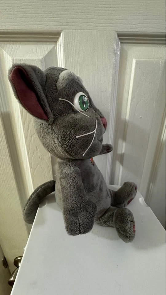 Gray Talking Friends Cat Plush Toy - photo 3