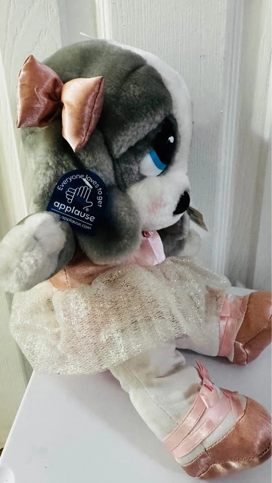 Applause Sad Sam Honey Ballerina Plush Dog Toy - photo 2