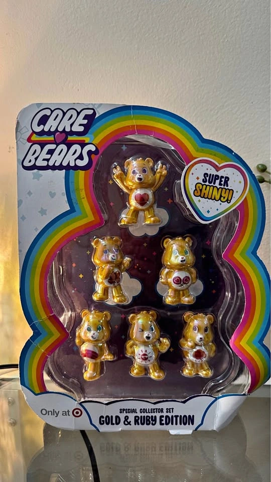 Care Bears Gold & Ruby Edition Super Shiny Collector Set