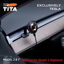 Tesla Wireless Charger Holder Magnetic Car Phone Mount - photo 2