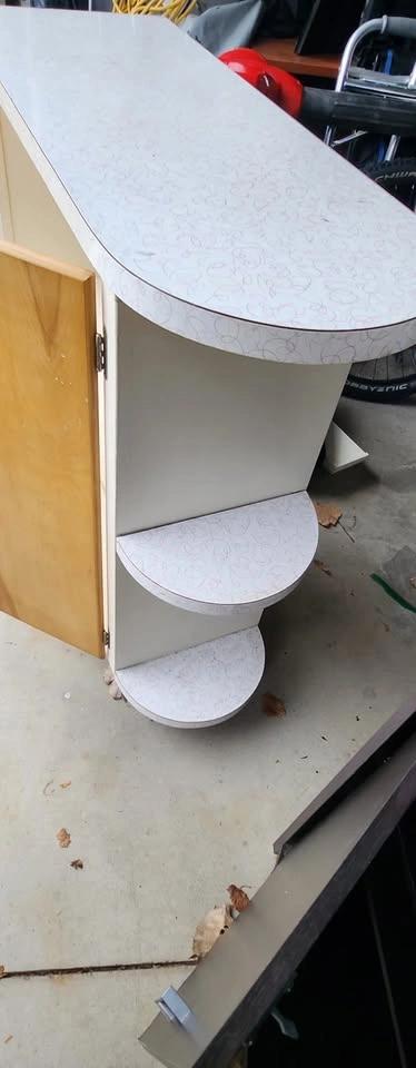 Wooden Storage Cabinet with Casters - photo 3