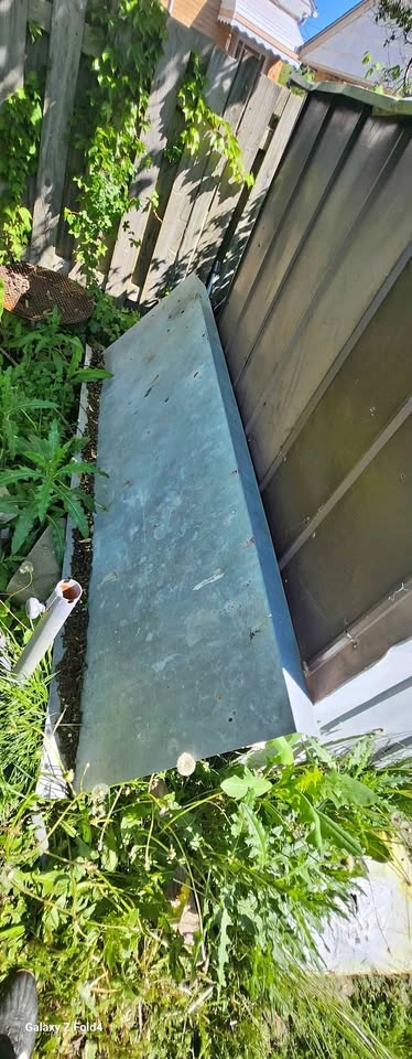 Long Aluminum Countertop - No Rust