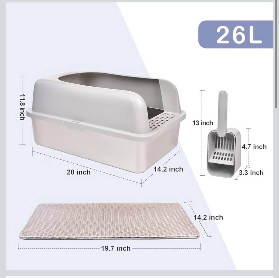 Brand New - Stainless Steel Cat Litter Box with Lid - photo 2