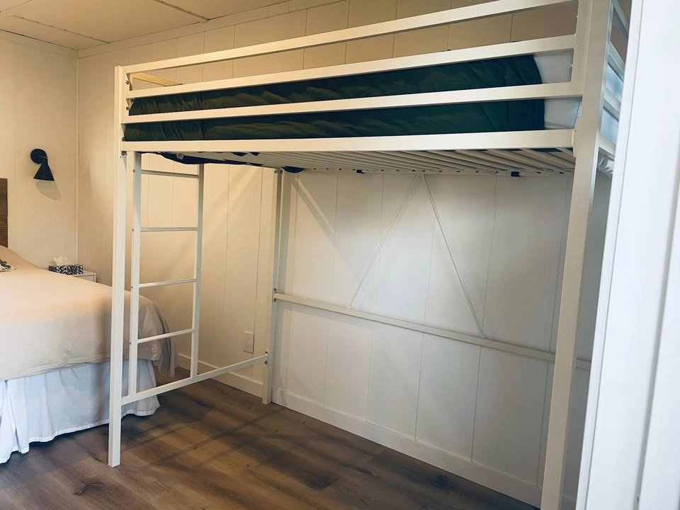 White Twin Loft Bed - Never Used - photo 3