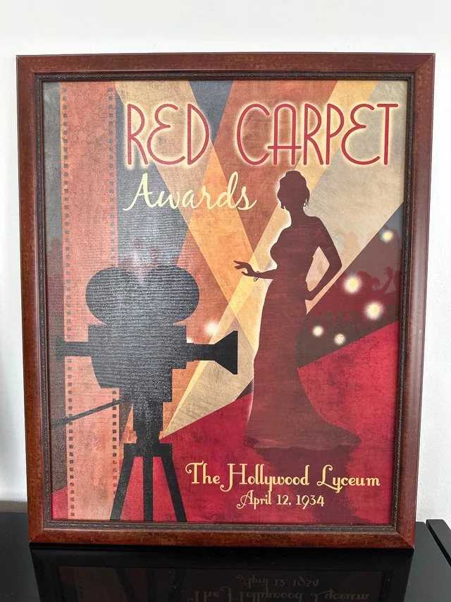 Conrad Knutsen Classy Art “Red Carpet Awards” framed art print