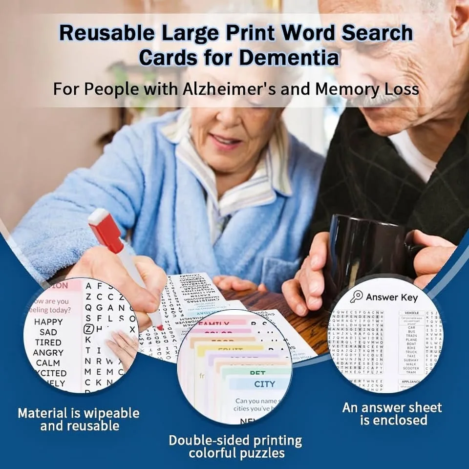 New~Word Search Books W/24 Themes, Lrge Print(12 PCS) thumbnail