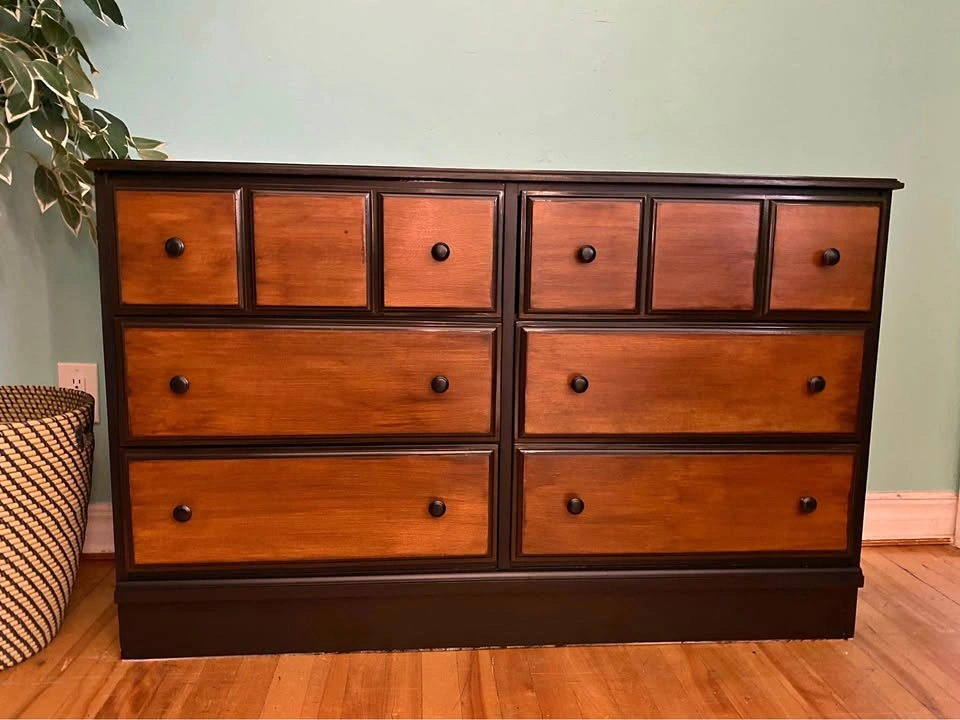 FREE DELIVERY: Refinished Long Dresser $220 (HRM)