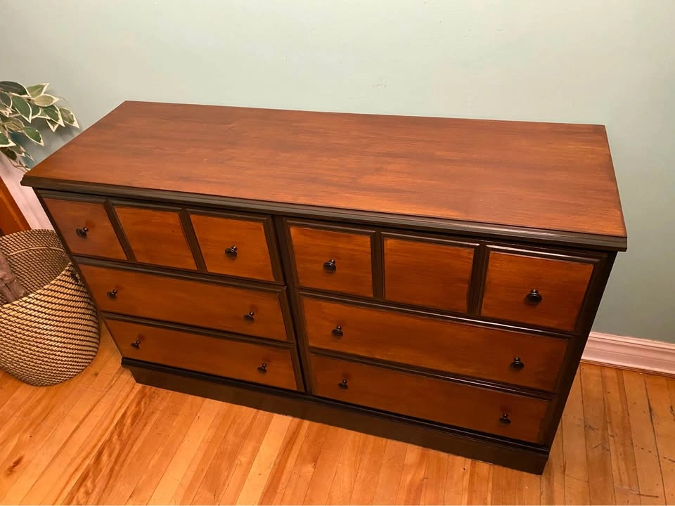 FREE DELIVERY: Refinished Long Dresser $220 (HRM) - photo 4
