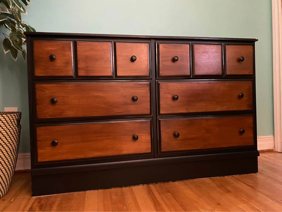 FREE DELIVERY: Refinished Long Dresser $220 (HRM) - photo 5