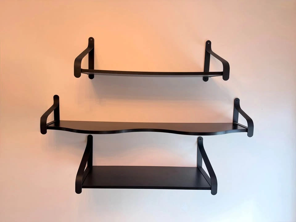 Black IKEA Shelf’s x3 - photo 2