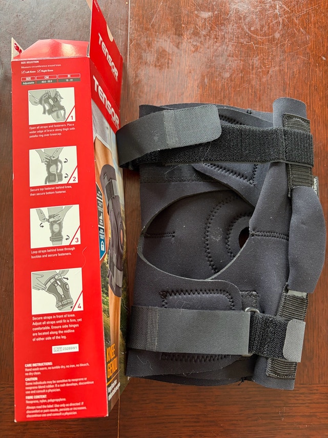 Hinged knee brace with side stabilizer (Like new) - photo 2