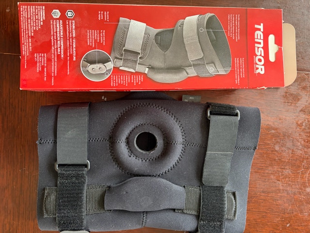Hinged knee brace with side stabilizer (Like new) - photo 3