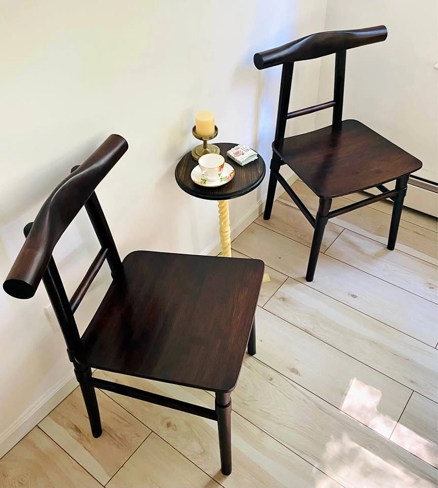 Thai Bamboo Chairs - Mid-Century Design (Set of 2)