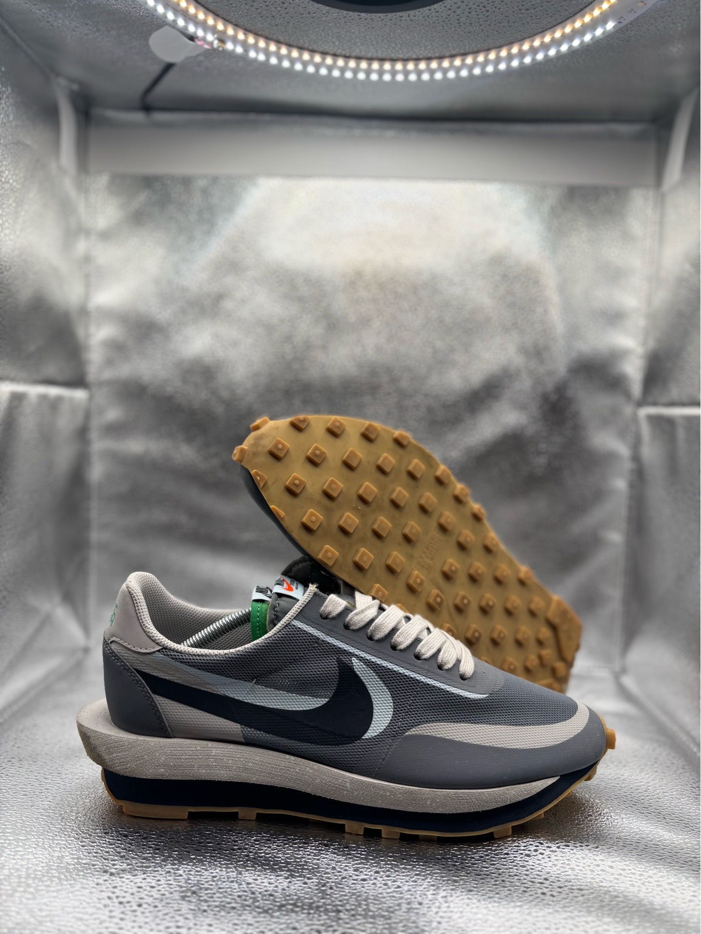 Nike LD Waffle Sacai Clot Kiss of Death 2 Cool Grey