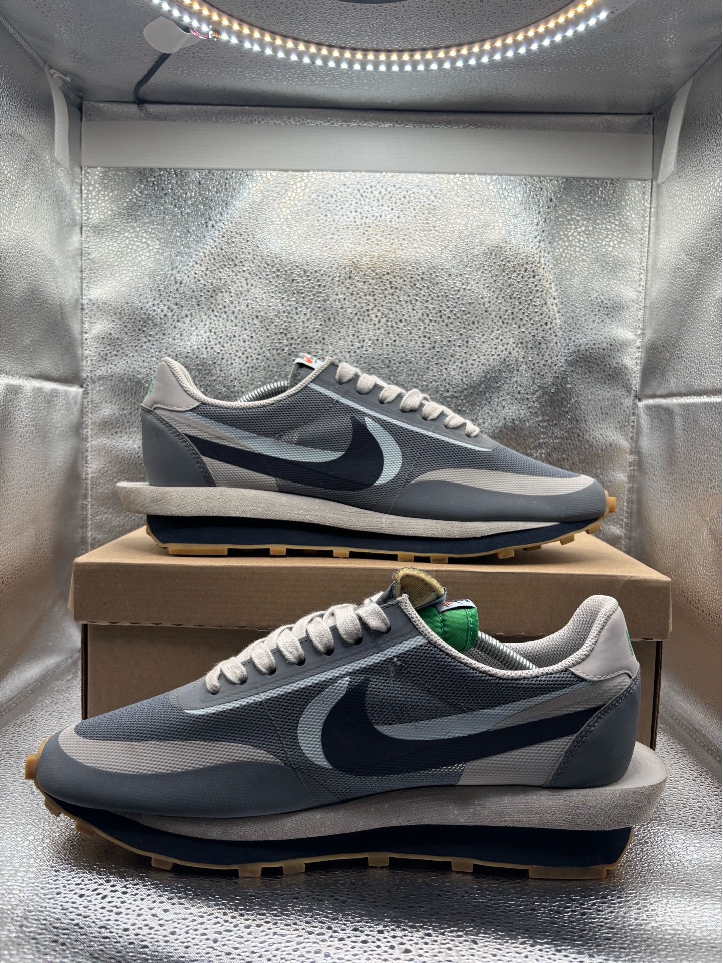 Nike LD Waffle Sacai Clot Kiss of Death 2 Cool Grey - photo 5