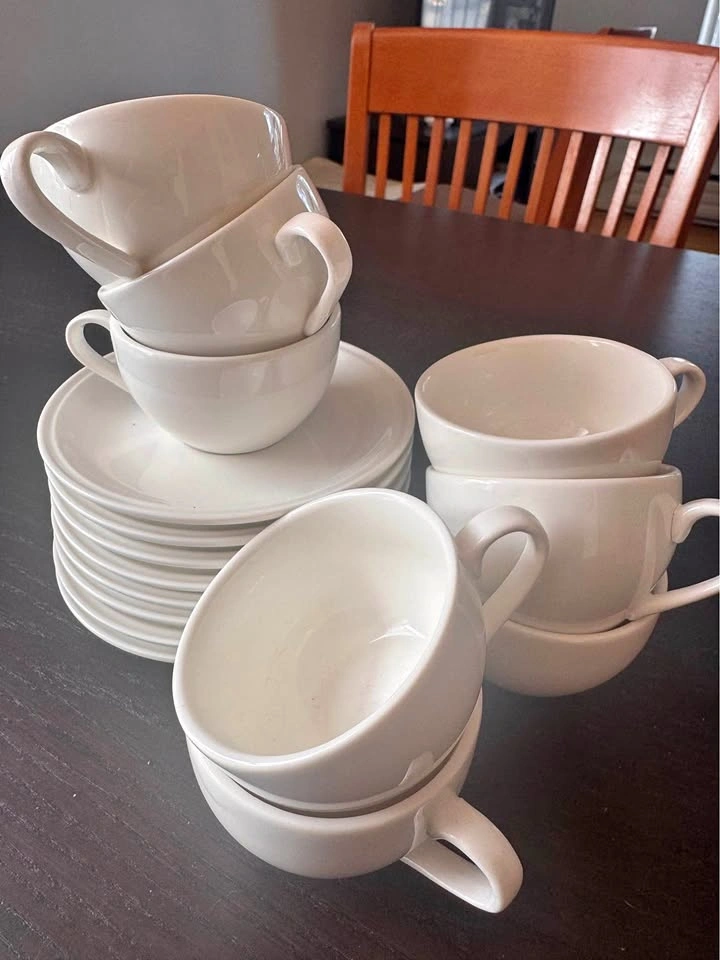 Bowring Espresso Set, 8 cups and saucers